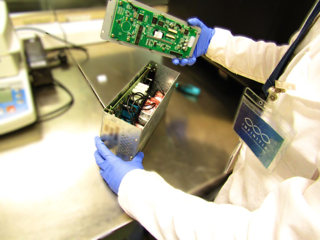 Testing of electronic components Testing of electronic components