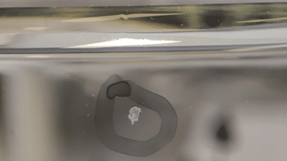 Glass failure analysis to prevent thermal shock breakage Localized surface defect in a glass cup observed during glass failure analysis