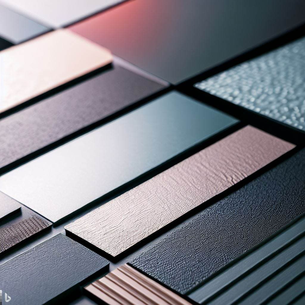 Search for new aesthetic finishes for plastic components Search for new aesthetic finishes for plastic components