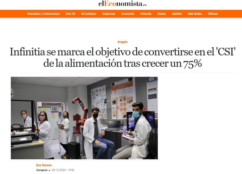 Infinitia in the media El Economista