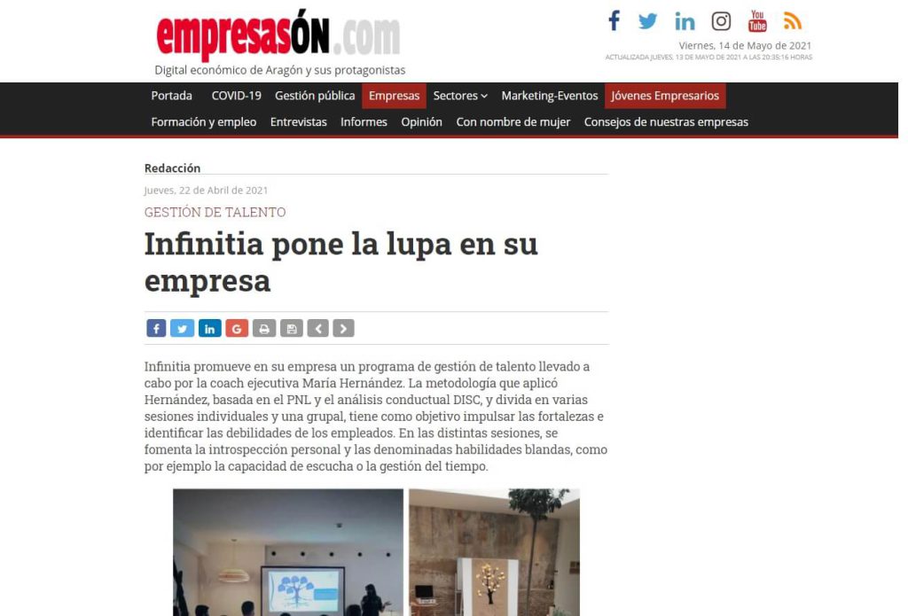 Infinitia in the media Infinitia in the media