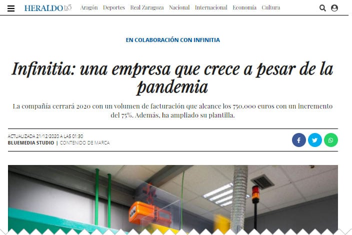 Infinitia in the media Infinitia in the media