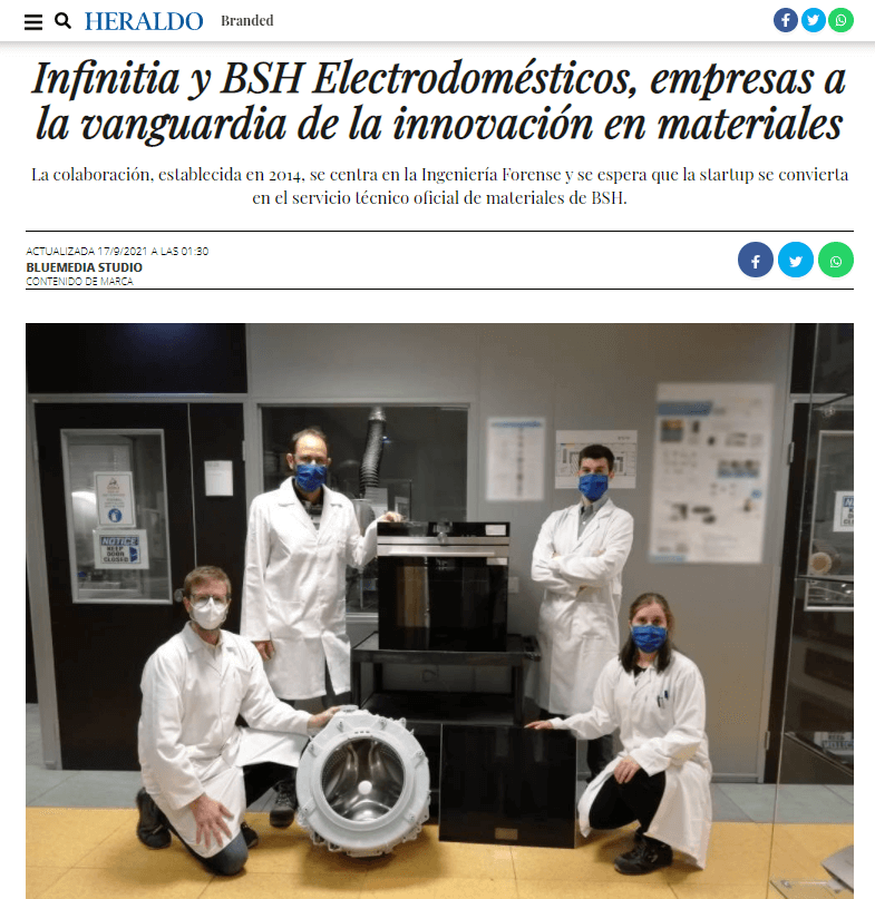 Infinitia in the media laboratorio-Infinitia-BSH