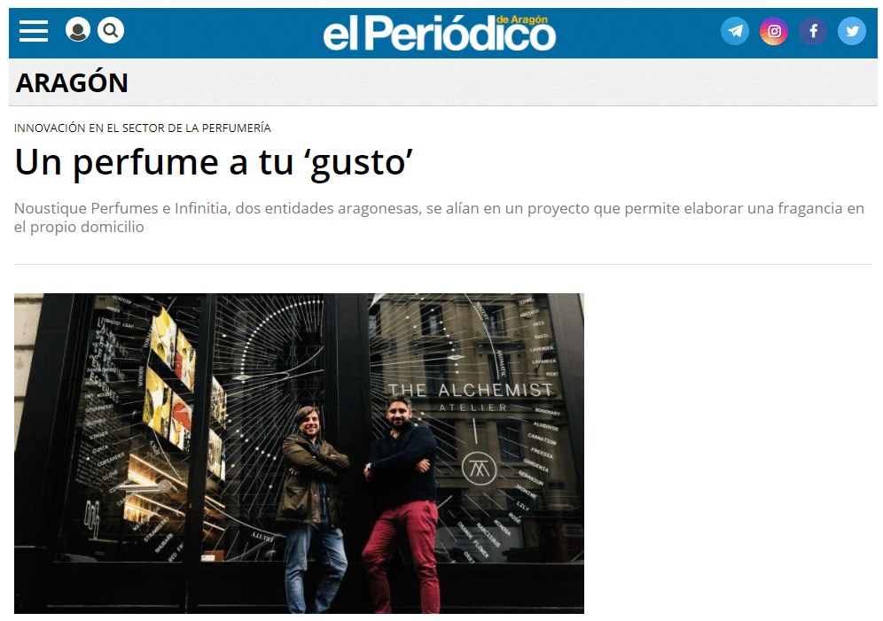 Infinitia in the media noustique-el-periodico