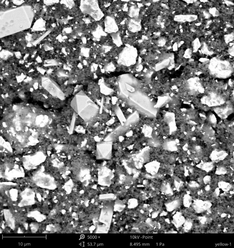 Reverse engineering and chemical analysis of heavy metals to optimize industrial waste management Optical microscope used for inspection of unknown samples